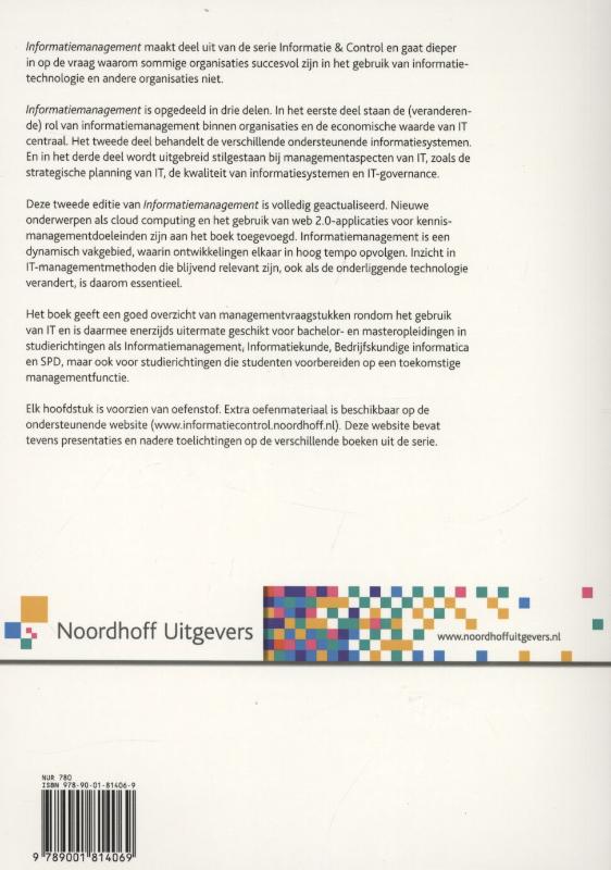Achterkant van Informatiemanagement