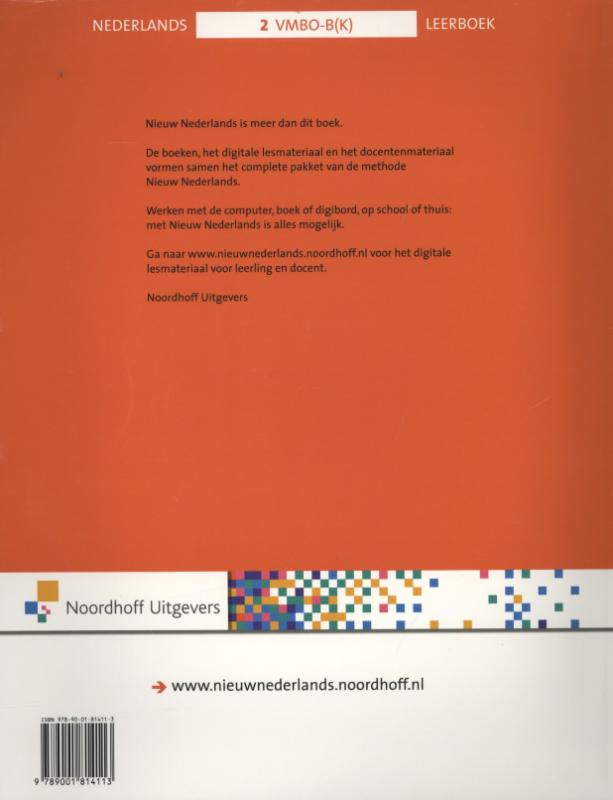 Achterkant van Leerboek