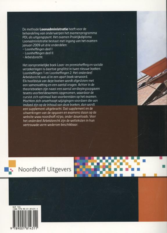 Achterkant van 2 Loonheffingen 2012