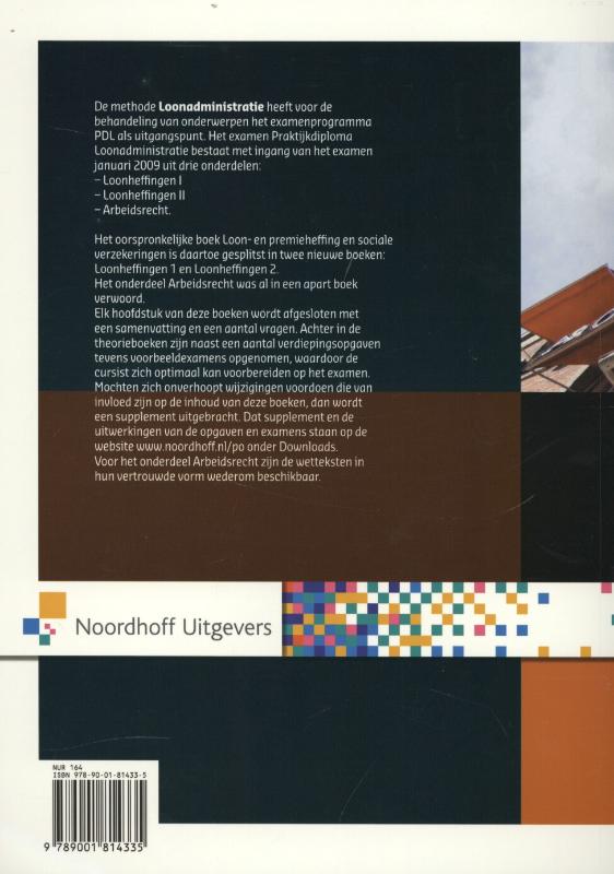 Achterkant van Arbeidsrechteditie 2012