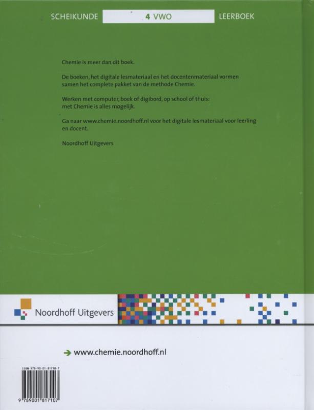 Achterkant van leerboek