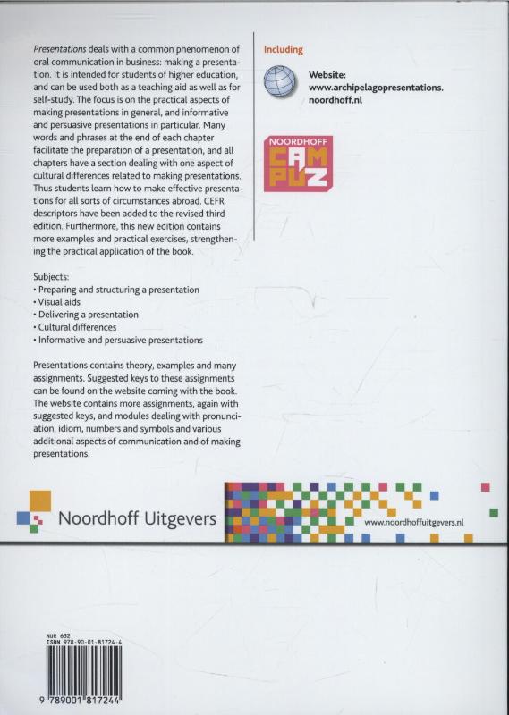 Achterkant van Presentations