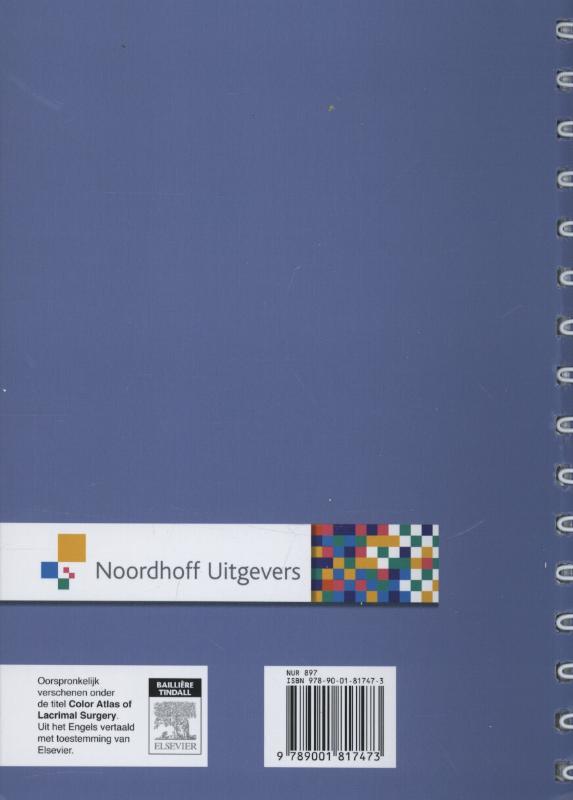 Achterkant van Zakboek anatomie en fysiologie