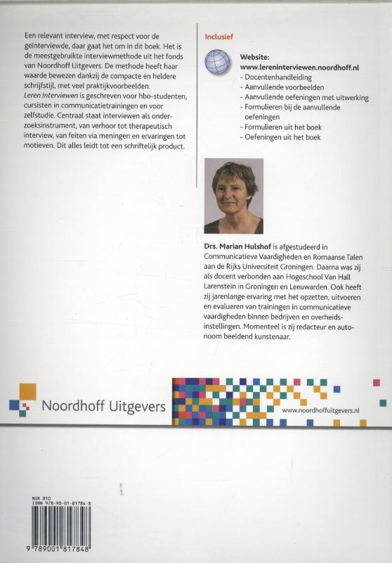 Achterkant van Leren interviewen