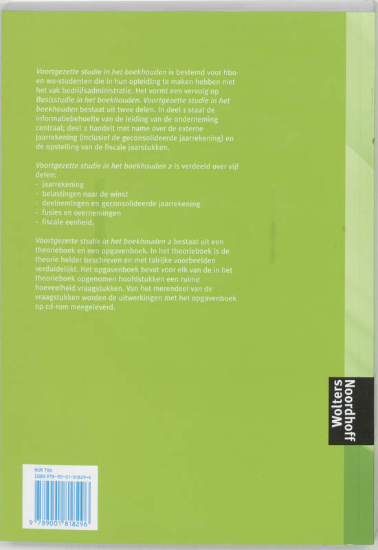 Achterkant van Opgaven