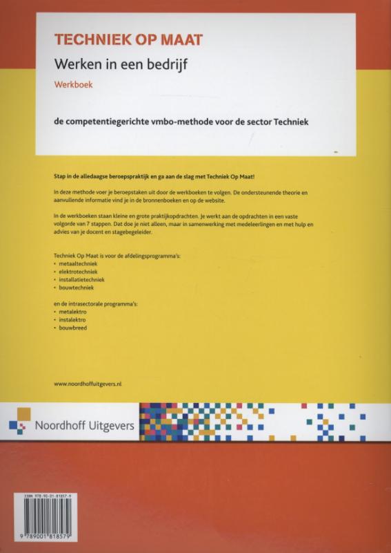 Achterkant van Werkboek