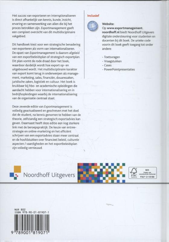 Achterkant van Exportmanagement