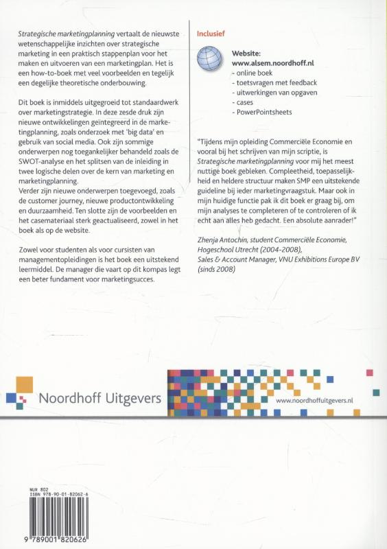 Achterkant van Strategische marketingplanning