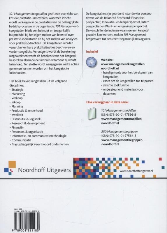 Achterkant van 101 managementkengetallen