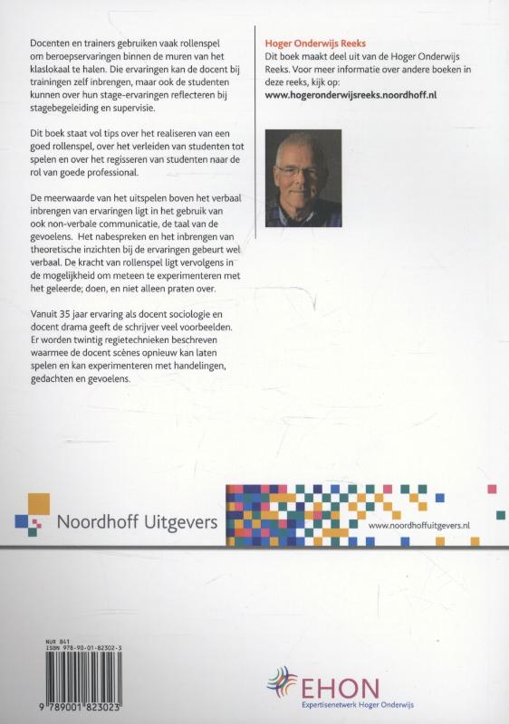 Achterkant van De docent als regisseur