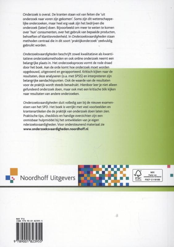 Achterkant van Onderzoeksvaardigheden