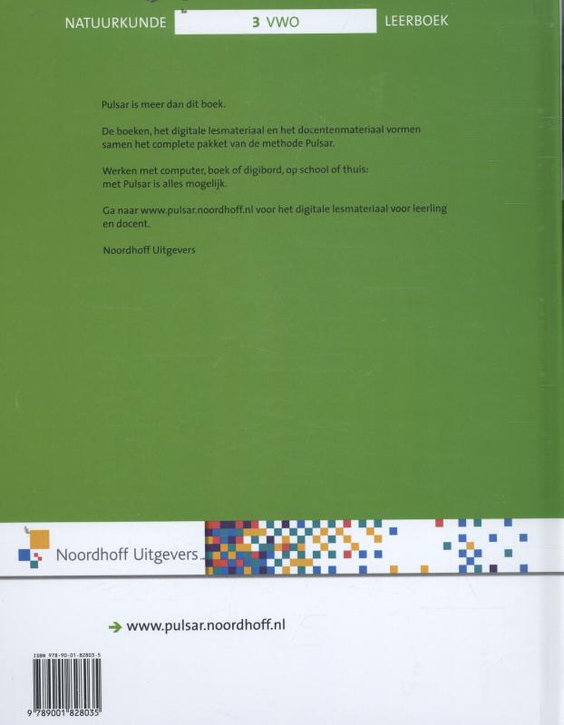 Achterkant van Natuurkunde 3 vwo