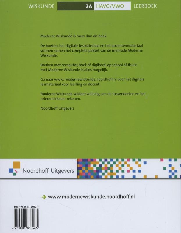 Achterkant van Leerboek