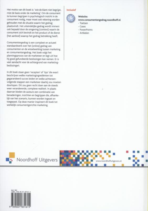 Achterkant van Consumentengedrag