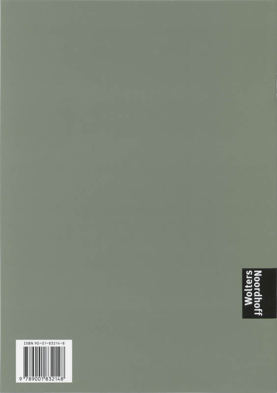 Achterkant van Werkboek