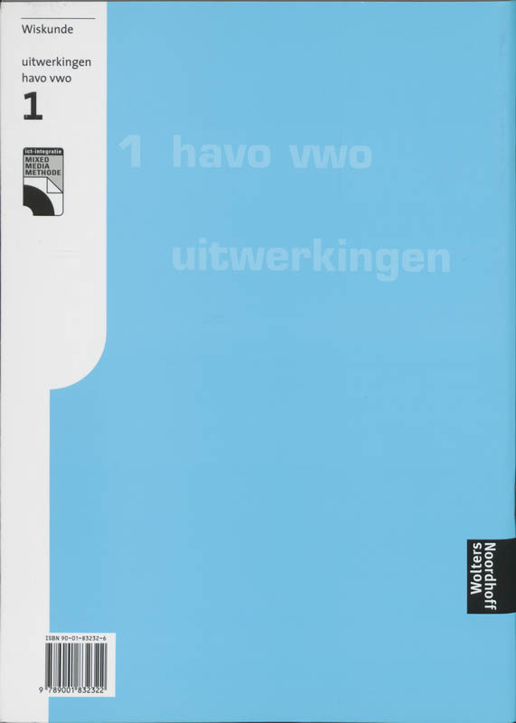 Achterkant van Uitwerkingen