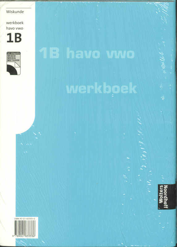 Achterkant van Werkboek