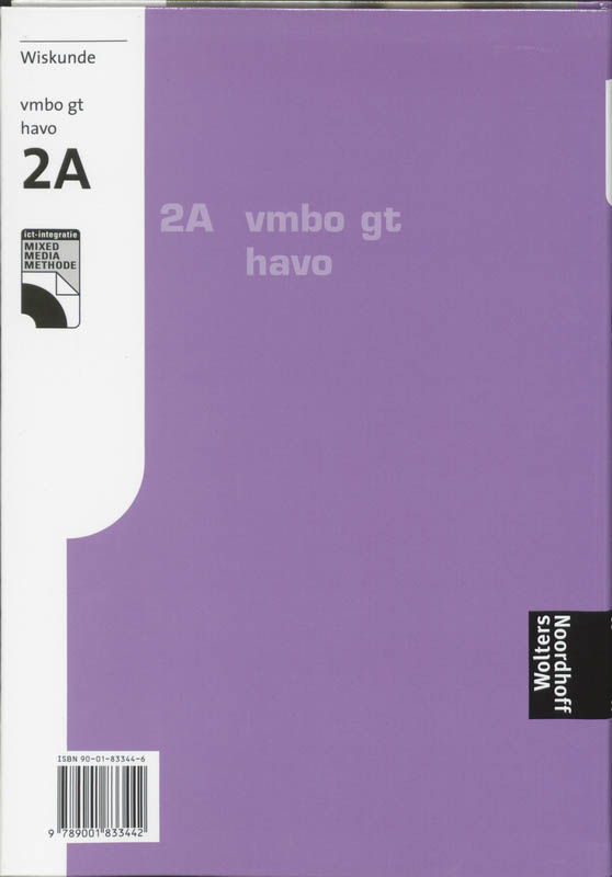Achterkant van 2A Vmbo gt Havo