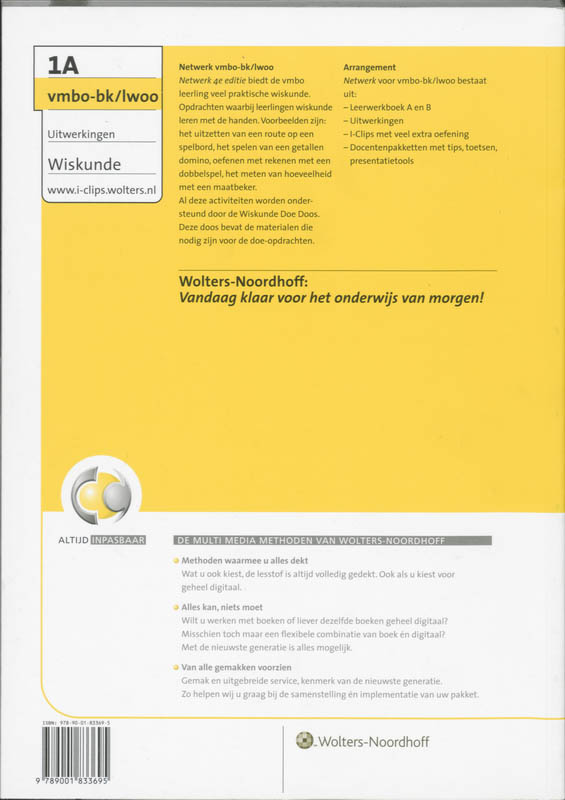 Achterkant van Uitwerkingen