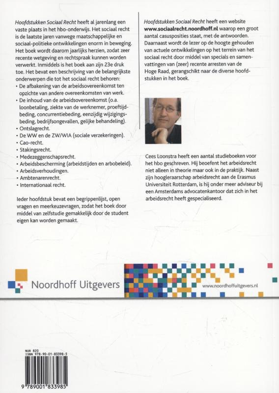 Achterkant van Arbeidsrecht editie 2014