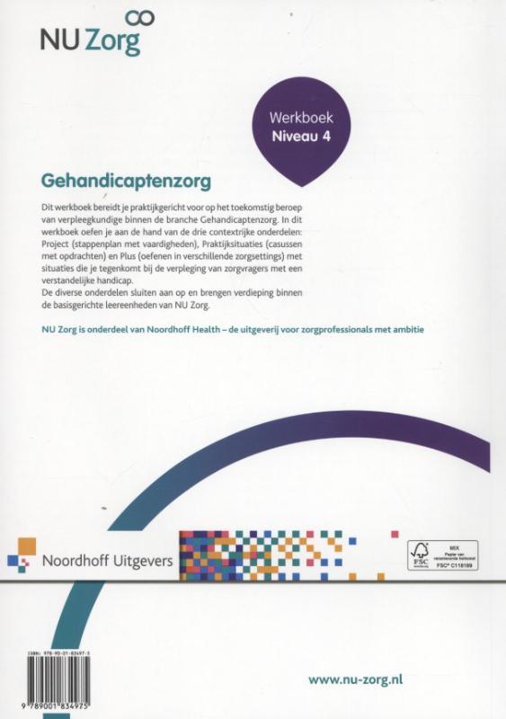 Achterkant van Werkboek