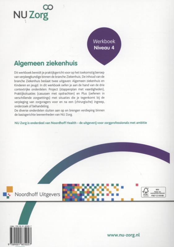 Achterkant van Werkboek