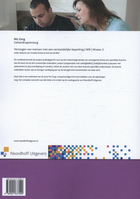 Achterkant van Werkboek Niveau 3