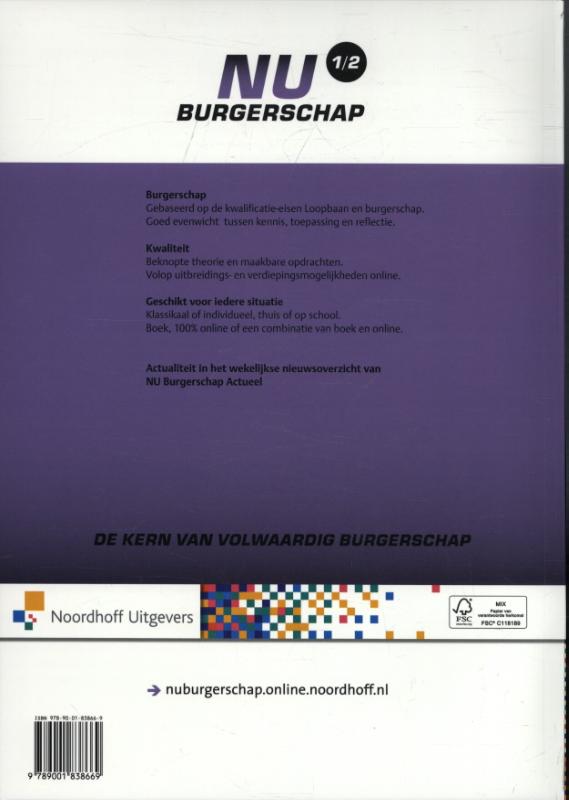 Achterkant van Leerwerkboek