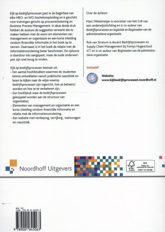 Achterkant van Kijk op bedrijfsprocessen