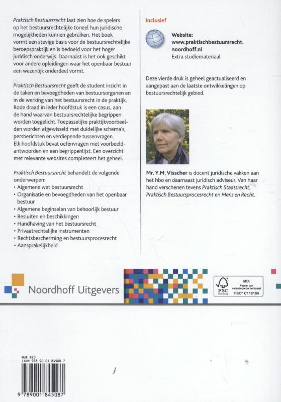 Achterkant van Praktisch bestuursrecht