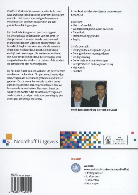 Achterkant van Praktisch Straf(proces)recht