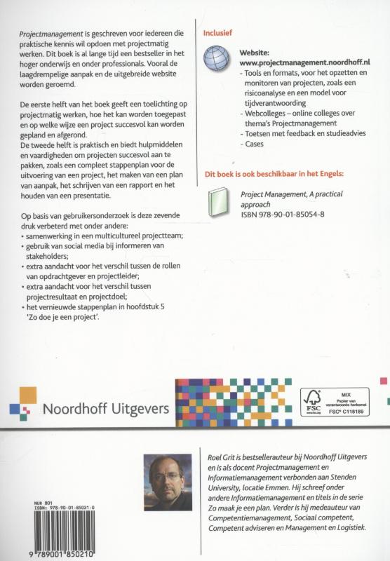 Achterkant van Projectmanagement