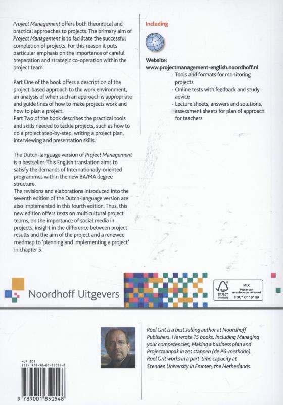 Achterkant van Project management