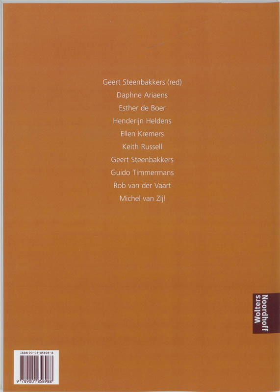 Achterkant van Uitwerkingenboek