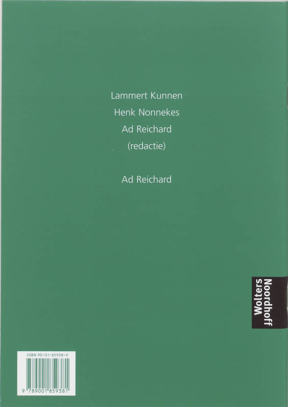 Achterkant van Werkblok