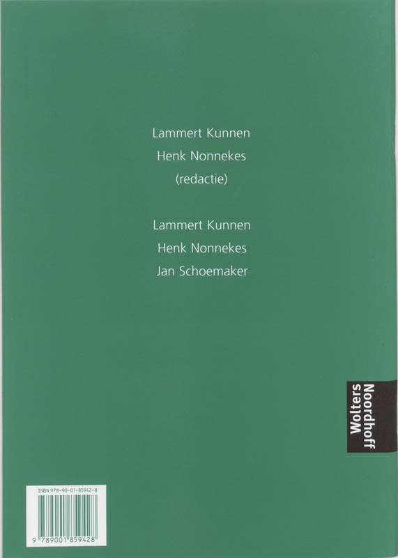 Achterkant van Werkblok