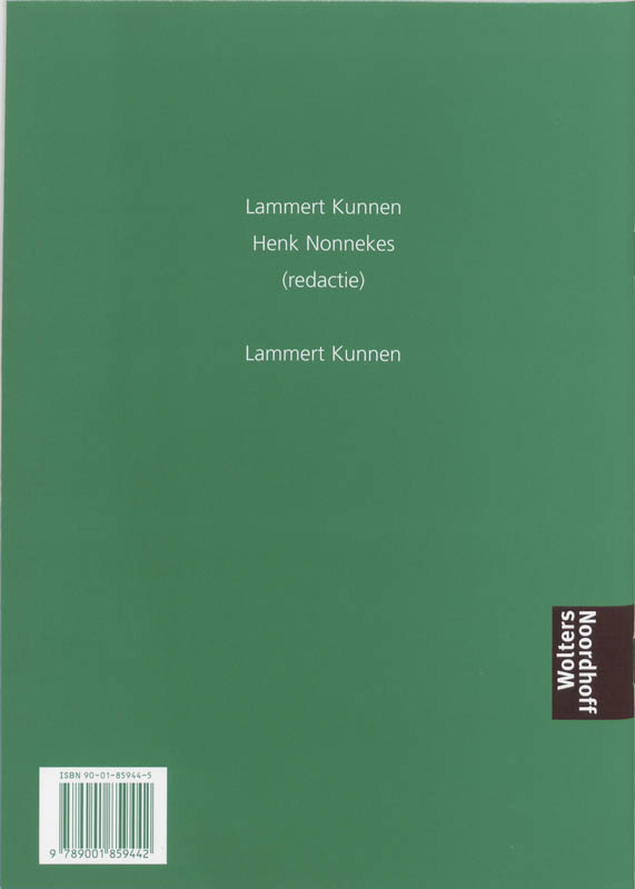 Achterkant van Werkblok