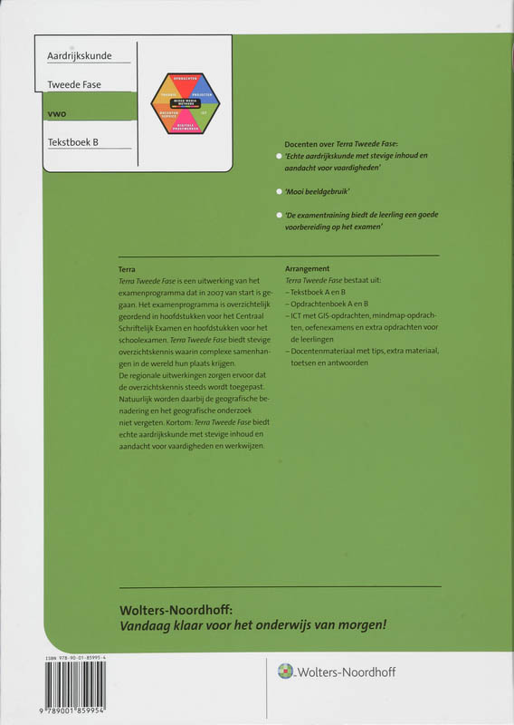 Achterkant van Tekstboek B