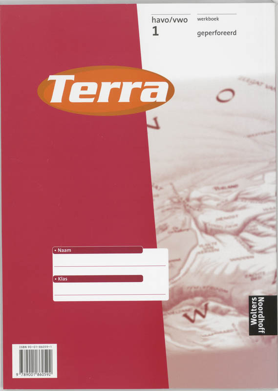 Achterkant van Werkboek