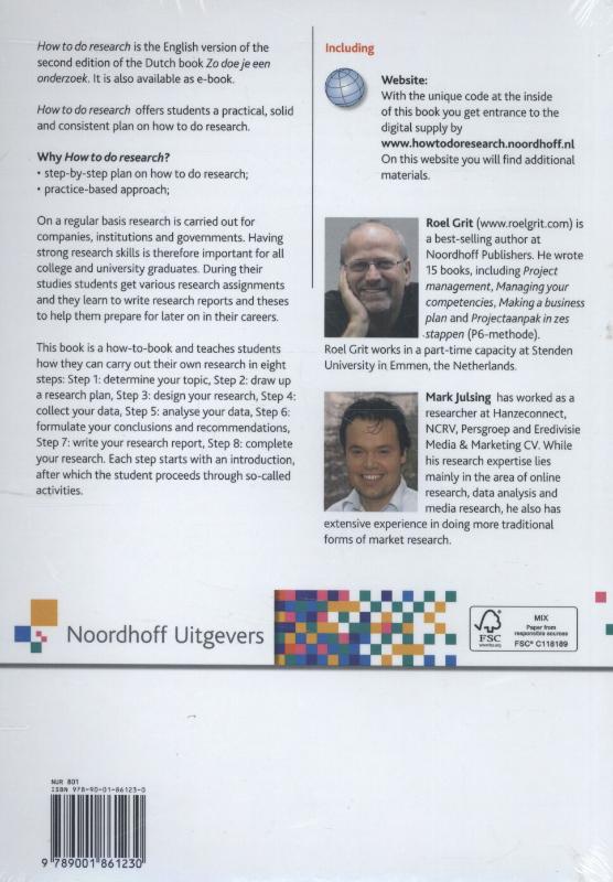 Achterkant van How to do research