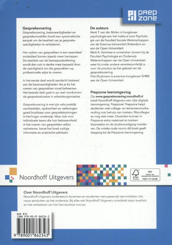 Achterkant van Gespreksvoering