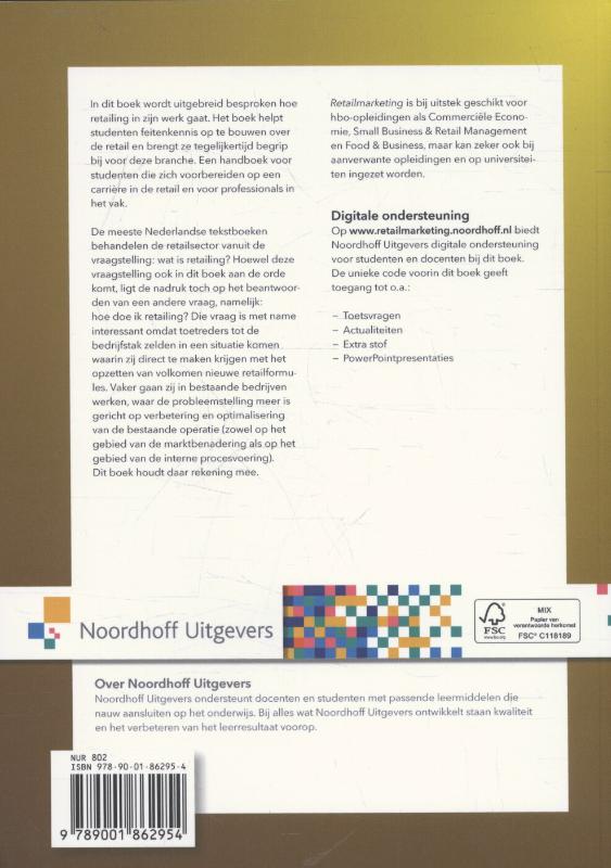 Achterkant van Retailmarketing