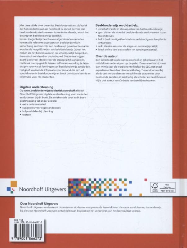 Achterkant van Beeldonderwijs en didactiek