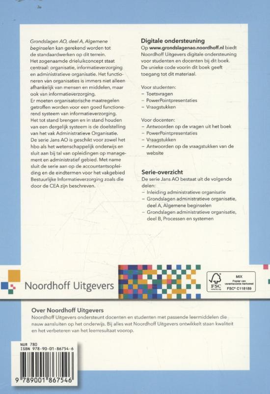 Achterkant van A. Algemene beginselen