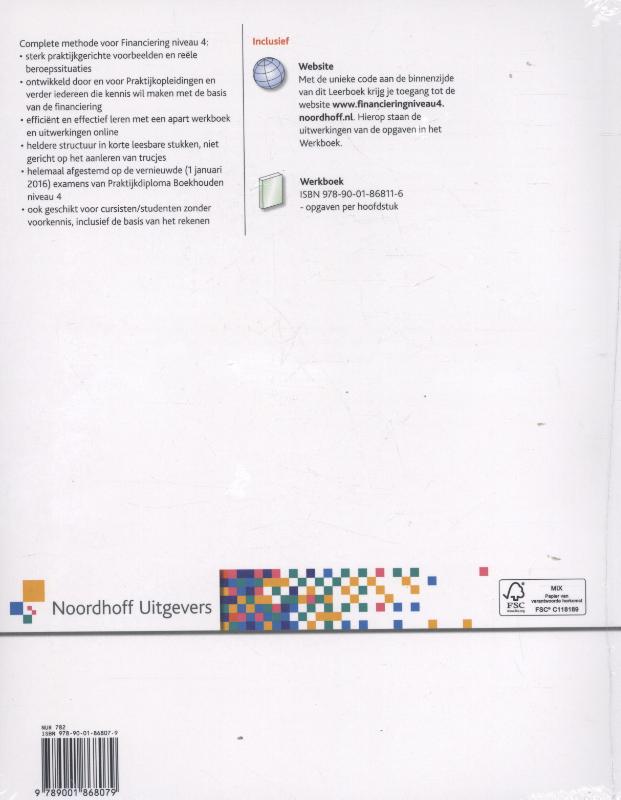 Achterkant van Niveau 4 PDB
