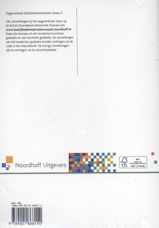 Achterkant van Opgaven