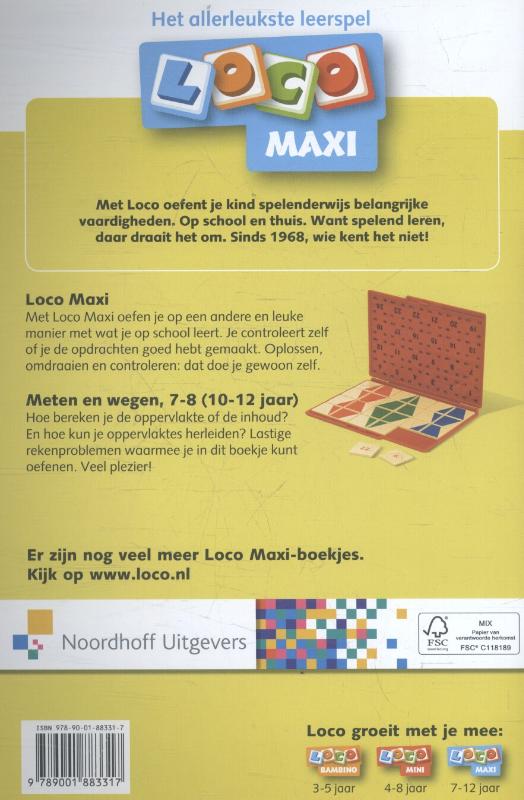 Achterkant van Meten en wegen groep 7-8