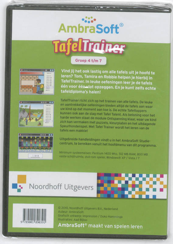 Achterkant van Groep 4 t/m 7