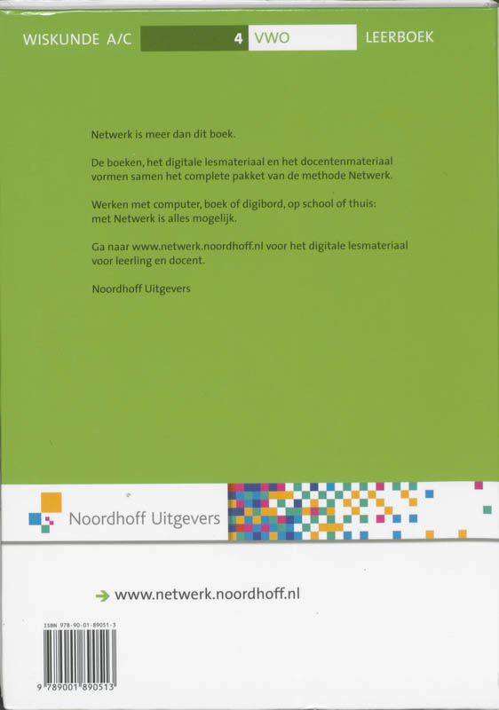 Achterkant van Leerboek