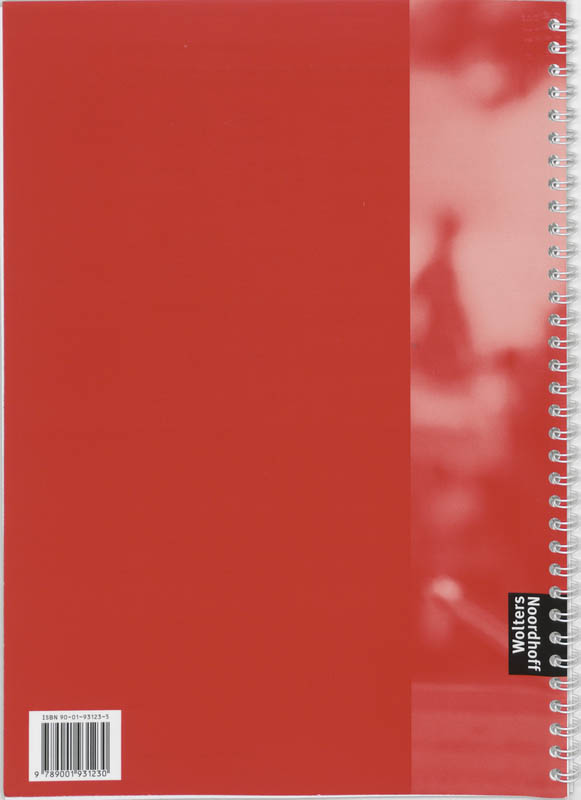 Achterkant van Werkboek